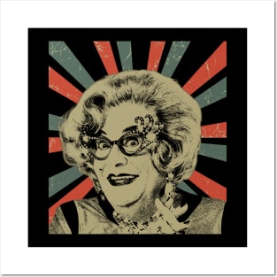 dame edna || Vintage Art Design Posters and Art